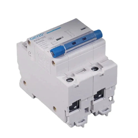 Two Pole Solar Battery Protection Circuit Breaker 12 To 125V With 80A 100A 125A 150A 200A Or 250A Current Options, Pressure Plate Terminal