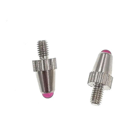 Two Ruby Ball Tips For Dial Indicators And Linear Gages With M2.5 Thread, The Pro Grade Ruby Surface For Delicate And Silicon Carbide Surfaces