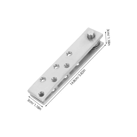 360 Degree Stainless Steel Invisible Pivot Hinges for Secret Bookcase Doors Heavy Duty Concealed Door Hardware Rotatable Hidden Hinge