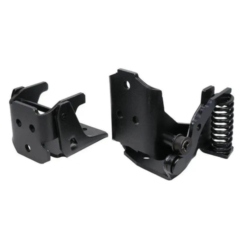 Two Piece Door Hinge Set For Left And Right Doors Upper And Lower Hinge Assemblies In Black Steel And Aluminum Electrophoresis Finish Fits Buick Regal 1978 1988 Chevy El Camino Malibu Monte Carlo 1978 1988 Olds Cutlass 1978 1981 Pontiac