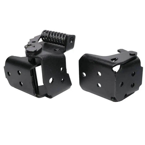2 Piece Left Driver Side Door Hinge Set Upper And Lower Hinges Black Finish Steel And Aluminum Construction Fits 1978 1988 GM Cars Buick Regal Chevy El Camino Malibu Monte Carlo Olds Cutlass Classic GM Rides Part Numbers D295 DHK7888 2 5245621