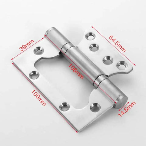 Heavy Duty Slot Free Hinges For Cabinets And Closets 4 Inch To 5 Inch Silent Thickened Stainless Steel Interior Door And Cabinet Hinges