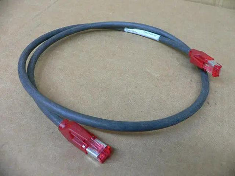 Single Industrial Ethernet Connection Cable R911171947 for Automation and Motion Control Systems on brown background.