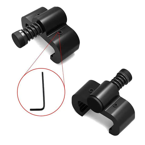 Sliding Barn Door Stopper Rail Stop For Single Or Double Doors, Top Flat Track And Center Or End Install, Adjustable Fit