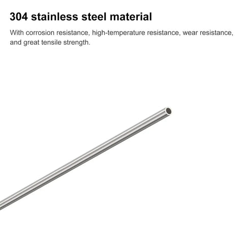 Heavy Duty 304 Stainless Steel Capillary Tube 1.5mm OD X 0.2mm Wall 250mm Long With Bright Finish for Corrosion Resistant Projects