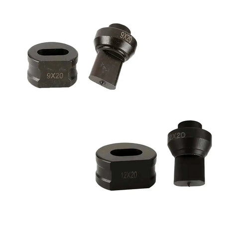 Oval Hydraulic Punching And Notching Die For Trimming And Metalworking Machines Heavy Duty Chrome Steel Construction 8x12mm