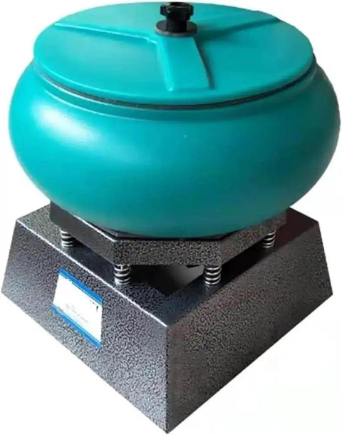 17-Inch Vibratory Tumbler Polisher For Jewelry And Metal Finishing, Stone Polishing Machine, Professional Rock Tumbler Bowl