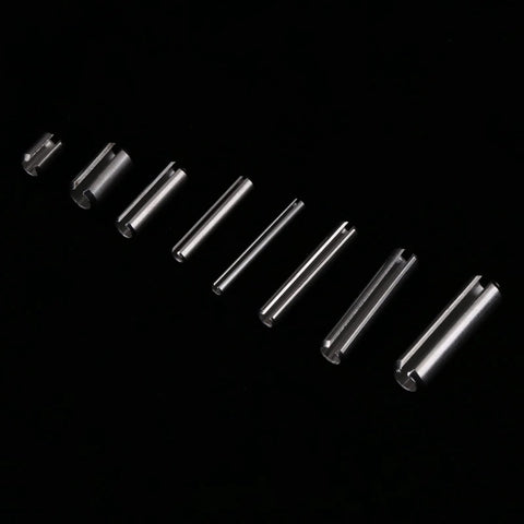 280 Piece Roll Pin Set M1.5 To M8 Slotted Spring Pins Steel Split Expansion Pins Hardware Kit With Durable 304 Stainless Quality