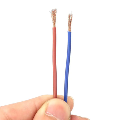 Red and blue copper wires for 100mm Stroke DC 12V Electric Linear Actuator Putter For Doors and Windows Permanent Magnet DC Motor Drive