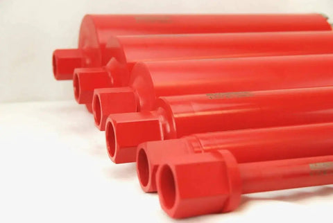 1 To 6 Inch Diamond Wet Core Drill Bit Set With One Quarter Inch Threaded Shank For Concrete Rebar Asphalt Brick Rock And Masonry Hole Cutting And Barrel Coring Bits, side view