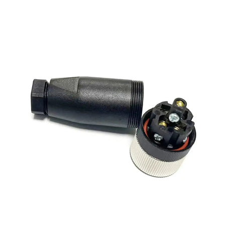 Five Pin B Code Female M12 Field Wiring Connector Industrial Circular Sensor Adapter Straight Type Wireable IP67 125V 4A PG7 Cables