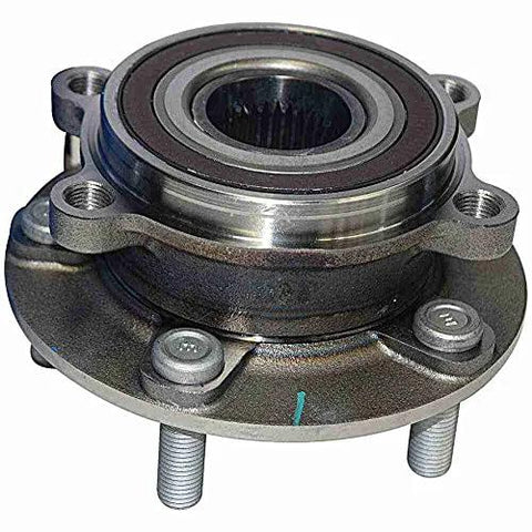 Front view of Front Wheel Bearing And Hub Assembly 474347 Compatible With Mazda 6 CX5 CX9 OE Quality Drop In Replacement
