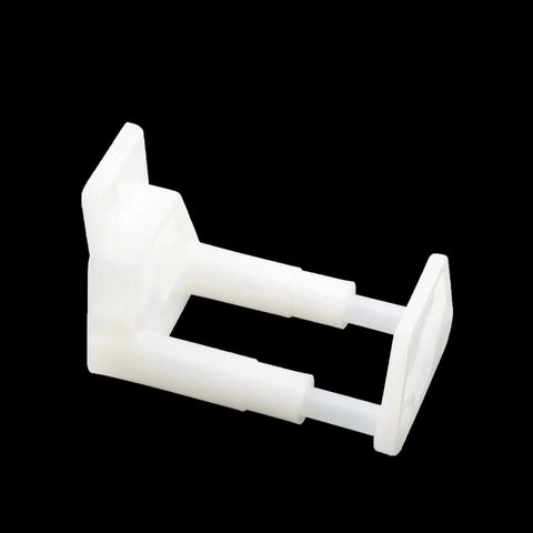 Two Sets Adjustable Wall Mounted Floor Tracks Anti Sway Devices For Sliding Barn Doors Closets And Wardrobe Doors Durable Plastic