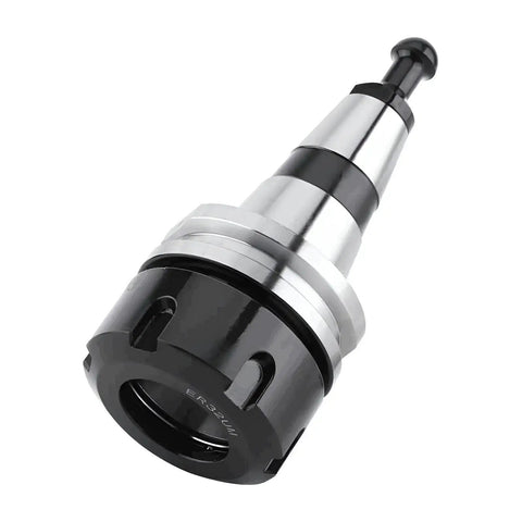 5 Pieces ISO30 ER32-45L Balance Collet Lathe Chuck G2.5 30000RPM CNC Tool Holder Stainless Steel, silver and black
