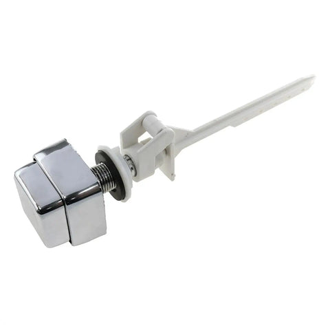 Push Button Toilet Flush Kit With Side Mount Handle Replacement Durable Plastic Trip Lever Easy Install Water Tank Flush Lever