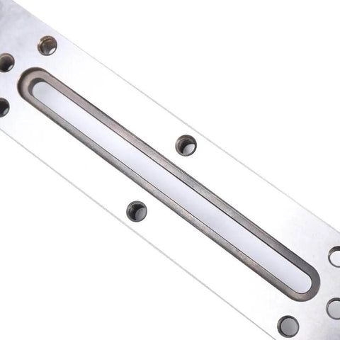 Pro-Grade High-Precision EDM Wire Cut Fixture Jig In S136 Steel With M8 Thread, Sturdy Build, Top View