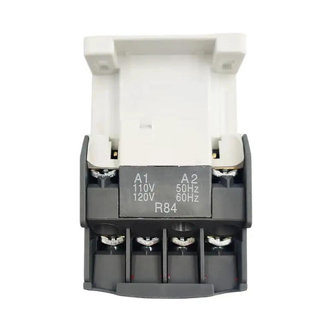 Front view of Beefy 120V Coil AC Contactor, 3-Pole 18A Electrical Switch For 110-120V 50 Or 60Hz Systems showing terminals