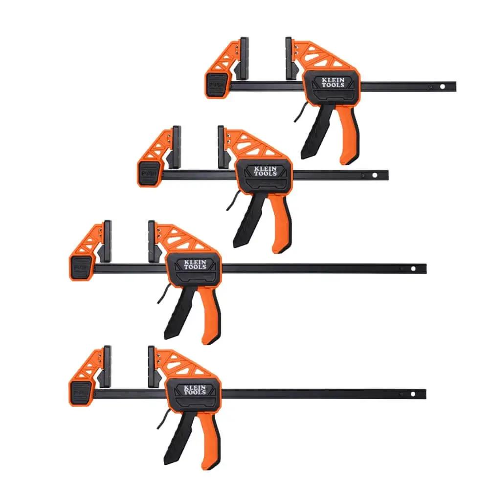 one-handed bar clamp set – 4 Premium Clamps for Projec...