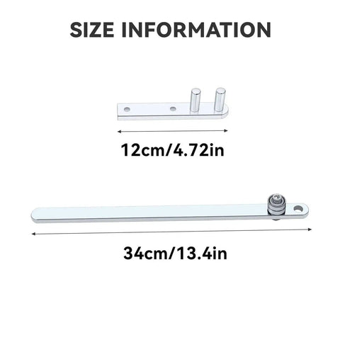 Heavy Duty Manual Tube Bender For One Quarter Inch Tubes And 1.5-6 mm Sheet Metal Pro Grade Pipe Bending Tool size diagram