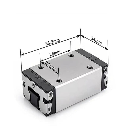 Single SNS ball-slider block 1pc R162212320 linear guide slide unit with dimensions