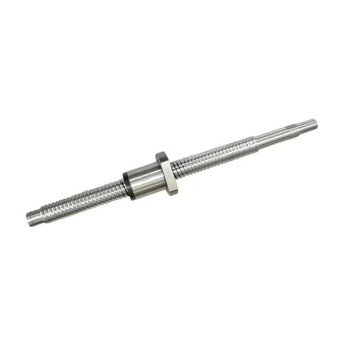 32mm SFS3205 Ballscrew, 1300mm Length, 5mm Lead, End Machined for BK25 BF25, shown in a horizontal position