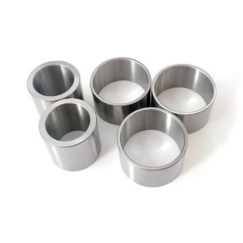 Two Pack 10 Mm ID 19 Mm OD Bearing Sleeve For Plain Bearings And Shaft Guides Built Tough In Gcr15 Carbon Steel, shown in cylindrical form.