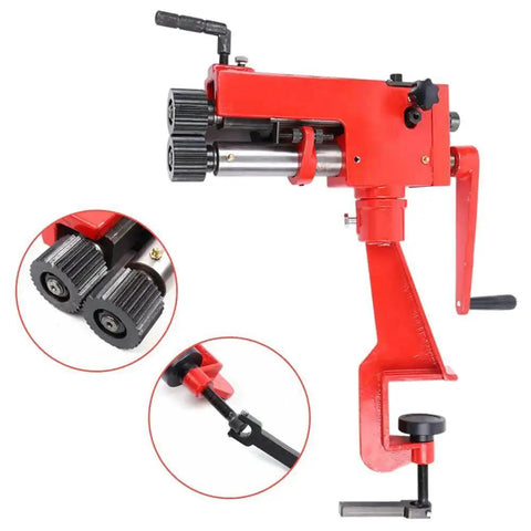 7 Inch Sheet Metal Bead Roller Beast Machine With 22 Gauge Capacity And Six Dies Kit, hand-operated, durable cast steel, USA stock.