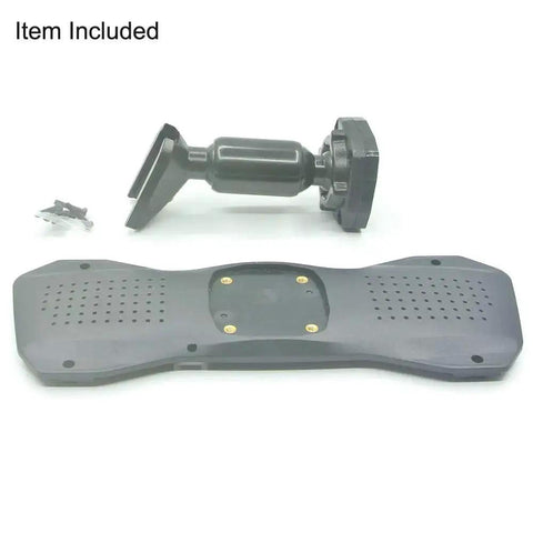 Rear View Mirror Back Plate Panel And Interior Mirror Bracket Arm For Car DVR Strap Replacement, black finish, screw spacing visible