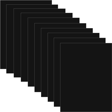 10 Pieces Black Double Sided Laser Testing Paper For Engraving And Cutting Machines 210 x 285 Mm Perfect For Focus Tests