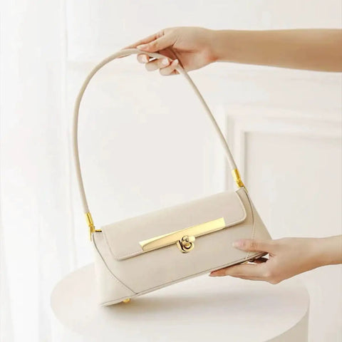 Handbag with 6 Sets Twist Lock Clasp Purse Closures For DIY Handbags And Bags Craft Metal Turn Lock Fasteners In Gold