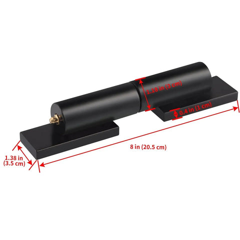 Heavy Duty 8 Inch Barrel Gate Hinges Weld On Mount For Swing Gates Trailers And Tube Gates Total Load Capacity 5000 Lbs 2 Sets Black