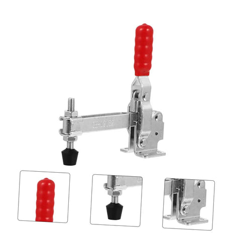 2 Piece Hand Toggle Clamps Set Fixed Welding Clamps With Rubber Tips And Quick Release For Woodworking Jigs And Fixtures Ergonomic Grip