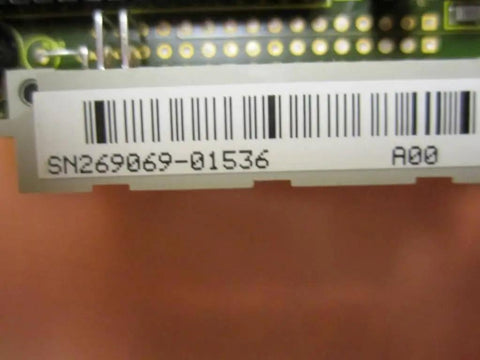 Serial number close-up on Single Slave Interface Circuit Board DBS03.1-FW FWC-DBS3.1-CI1-02VRS-NN, industrial module spare part