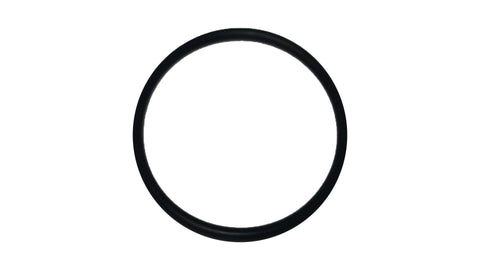 O-ring, black Buna-N rubber, circular gasket.