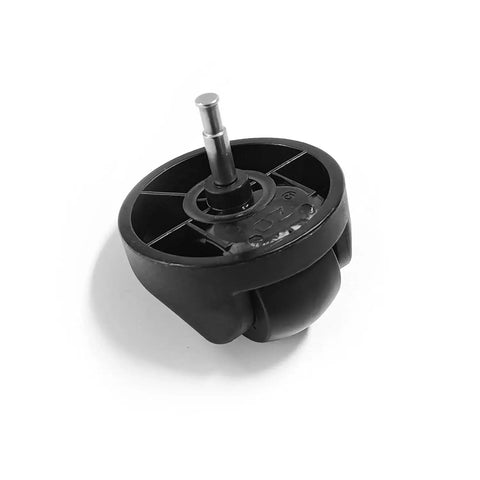 Replacement Rubber Front Wheel Caster For ECOVACS Deebot X9 Pro Omni And X8 Pro Omni T80 Omni T50 Pro Omni T50 Pro T30S Pro T30S Robot Vacuum Cleaner Swivel Anti Slip Front Caster For Durable Smooth Navigation And Hassle Free Replacement, 2-pack black caster wheel with metal stem