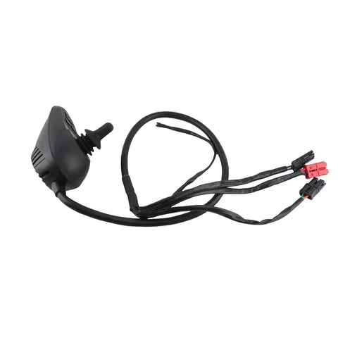 Electric wheelchair joystick controller with four keys and wiring harness