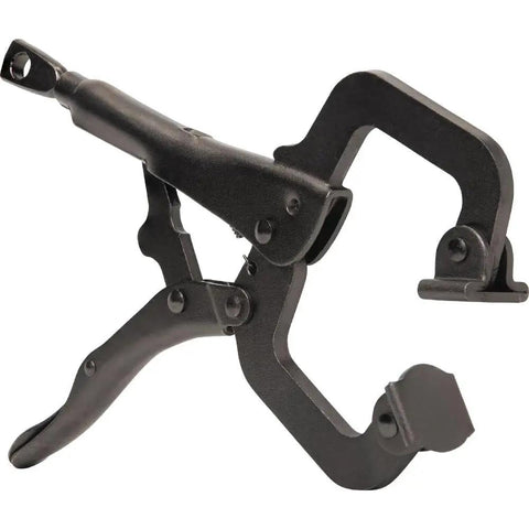 Workhorse Locking Pliers Set With Swivel Jaws 6 Inch And 11 Inch C Clamp Style Grips Heavy Duty Quick Thumb Knob Adjustment
