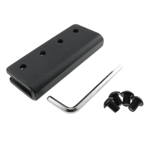 Bi Parting Sliding Barn Door Rail Adaptor For 1 9 16 Inch Flat Track Heavy Duty Connector To Extend Two Way Sliding Doors Black Finish Easy Install
