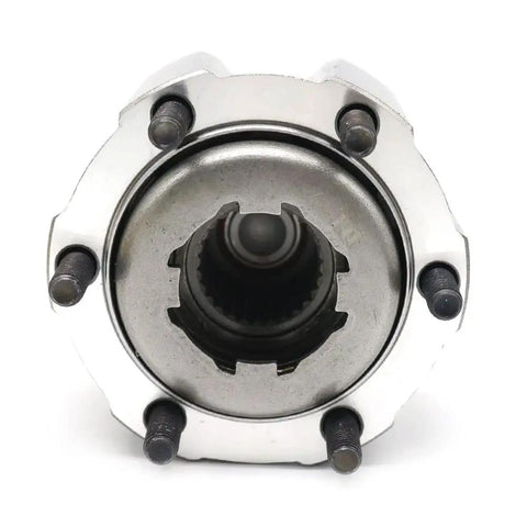 Front view of 2 Pack Free Running Wheel Hub Lock 28 Spline 40260-1S700 Fits Frontier X-Terra Navara D22 1998 2003 2.4L 3.3L Direct Replacement