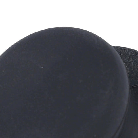 Universal Pot Lid Knob With Heat Resistant Silicone Suction Cup Easy Grip Lid Handle, top view of black silicone knob.