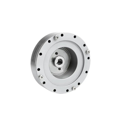 Side view of Beefy High Torque Gearbox For Automation Robotic Arm With Strain Wave Harmonic Drive Quiet Rock Solid Performance BLDC Servo Motor