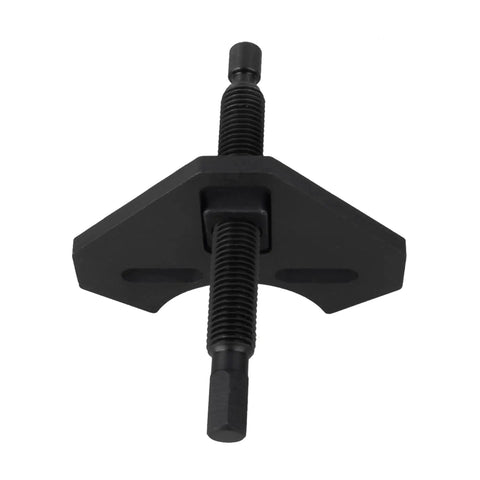 Universal Hub Removal Tool Kit component, showing threaded insert and remover plate for 5-8 lug hub assemblies on cars and trucks.