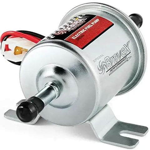 Universal 12V Inline Fuel Pump Low Pressure 2.5 To 4 PSI For Gas And Diesel HEP-02A 12 Volt Electric Fuel Pump For Cars