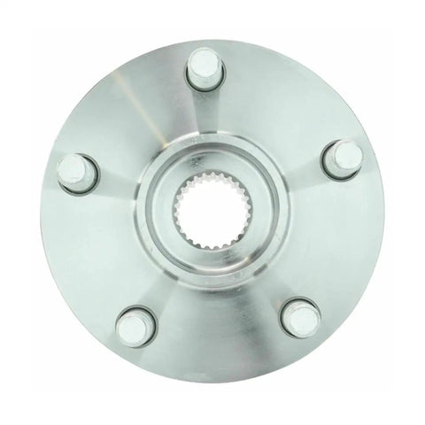 Front view of Front Wheel Bearing Hub Assembly Repair Kit Replacement for 2003-2018 Toyota Corolla, 2 piece set, metal