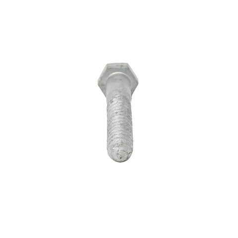 Hot Dipped Galvanized Lag Screw Kit Five Eighth Inch By Six Inch Exterior Use Includes Twenty Five Lag Screws And Twenty Five USS Flat Washers Partial Thread Heavy Duty Commercial Grade A307 ASTM Compliant Ideal For Decks Fences Siding By Fastener Depot front view