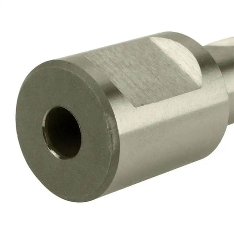 Close-up view of 5/16 Inch HSS Twist Drill Bit For Magnetic Drill Press With Weldon Shank 2 Inch Cut Depth High Speed Steel For Clean Holes In Steel And Metal SPI 5/16 By Euroboor.