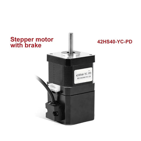 Stepper motor with brake, 42HS40-YC-PD, NEMA 17, 12V, 40 Ncm, 4-lead