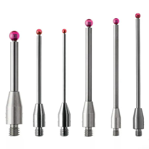 CMM Touch Probe With M3 Thread Carbide Stem Ball Tip Stylus for Coordinate Measuring Machine CNC Metalworking Inspection