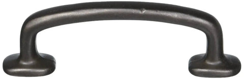 Riverstone 3-Inch Cabinet Pull in Oil Rubbed Bronze Finish with Antique Copper Tone, front view