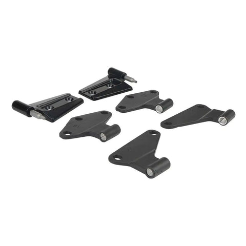 DIY Friendly Car Door Hinge Assembly Replacement Kit For Inside And Outside Hinges Durable Drop In Fit With 55395386Ab 55395392Ab 55395387Ad And More Easy Install Sturdy Long Lasting Performance showcasing metal hinges and brackets.